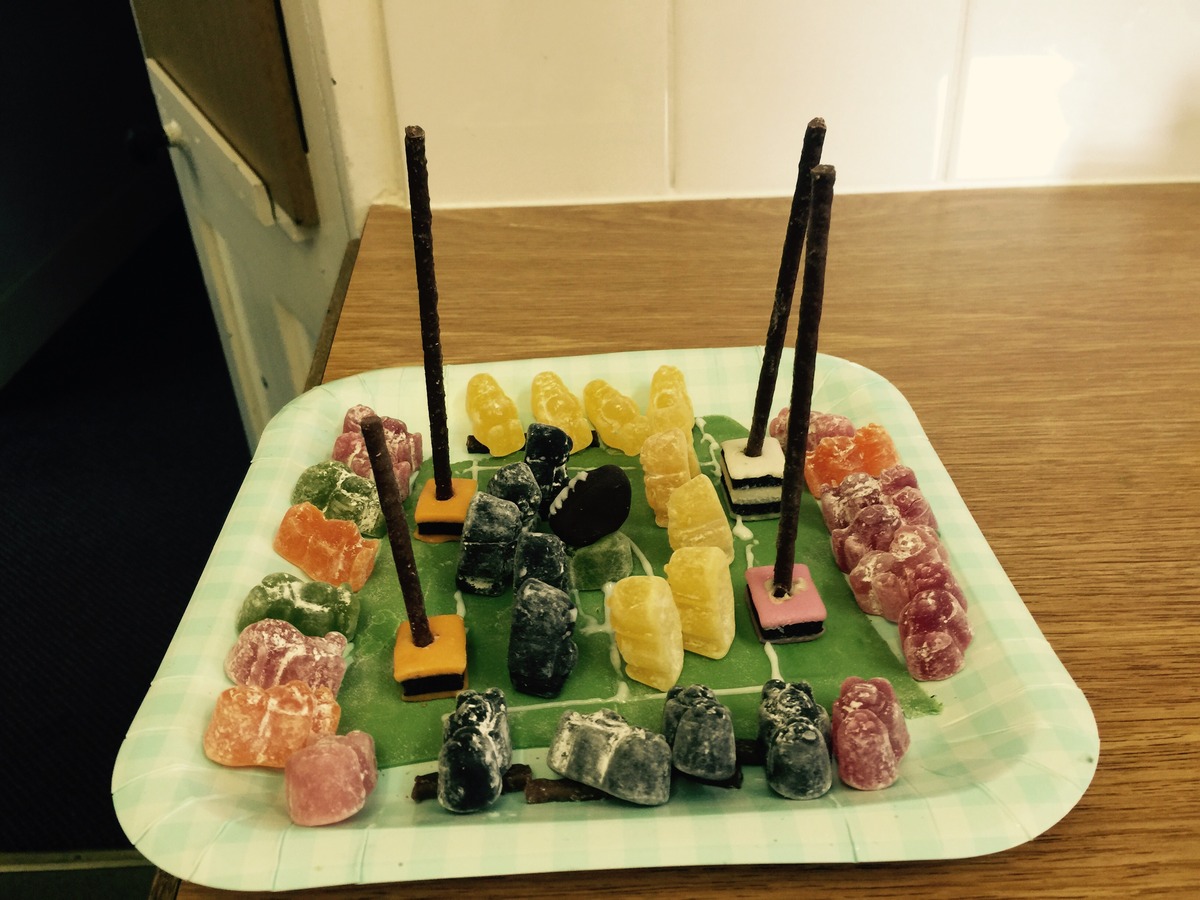 Rugby pitches we made